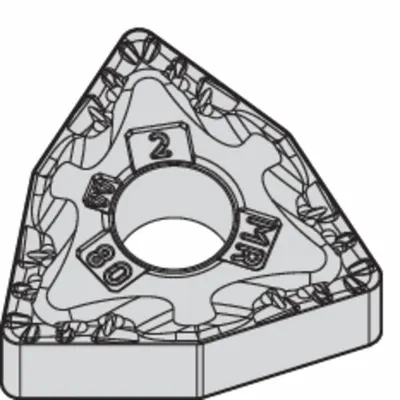 WIDIA Turning Insert: WNMG433MR - Trigon (W) Indexable Turning Inserts