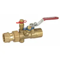 NUTECH Manual Balancing Valve: Manual, FNPT, 1.5 gpm – 5 gpm, 1.5 gpm Min. Flow Rate, Brass, Female (MPN MB1E-1B-075F-075F)