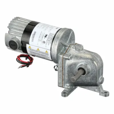Dayton Gearmotor: Right Angle, 90V DC, TENV, 45 RPM, 56 in-lb Max Torque, 37:1 - Right Angle DC Gearmotors