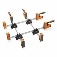 BORA Bar Clamp: Medium Duty, Screwdriver Handle, 24 in_40 in Jaw Opening - Max, 3 1/2 in Throat Dp (MPN 571650)