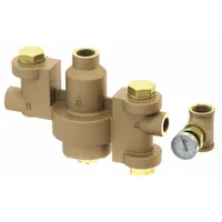 ACORN CONTROLS Thermostatic Mixing Valve: For Hot Water/Water Media, Thermostatic, Brass, EPDM, NPT (MPN ET71-1-OTG)