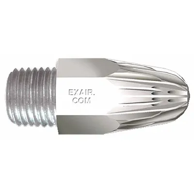 EXAIR Air Gun Nozzle: Stainless Steel, 2 3/4 in Extension Lg - Exair Air Gun Nozzles