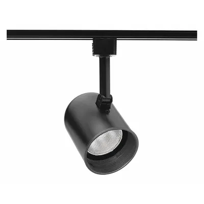 JUNO LIGHTING R501 BLB BL Roundback Track Head, 50W, Black/Black Baffle - Roundback Track Heads