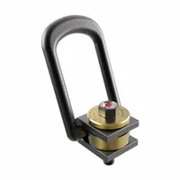 JERGENS Hoist Ring: Pivot/Swivel, w/Indicator, 1 1/4"-7, Max. 14,000 lb, Lifting/Side-Pulling (MPN 47537LC)