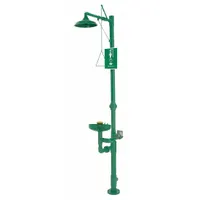 HAWS Shower with Eyewash: Floor Mnt, Uncovered, Plastic Bowl, Plastic Pipe, Plastic Showerhead (MPN 8336)