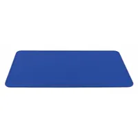 Bench Pad: Silicone, 23 1/2 in Overall Lg, 14 in Overall Wd, 1/10 in Thick, Blue/White, 1 Sheets (MPN 120599)