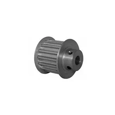 Dayton Timing Pulley: Curvilinear, Fixed, For 15 mm Belt Wd, 15 Teeth, 5 mm Pitch - HTD Section Fixed-Bore Timing Pulleys with Hub