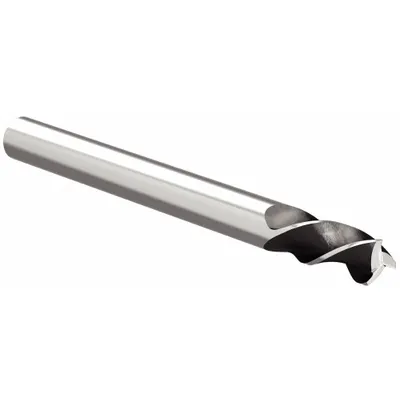 WIDIA HANITA Square End Mill: Carbide, 3 Flute, 3/8" Mill Dia, 1" LOC - Fast-Cutting Carbide Square End Mills for Aluminum