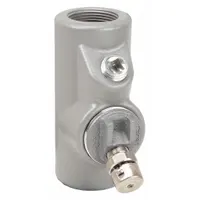 Sealing Fitting - Vertical: Aluminum, 1 1/4 in Trade Size, Female, 5 1/2 in Overall Lg (MPN EYDEF125AL)