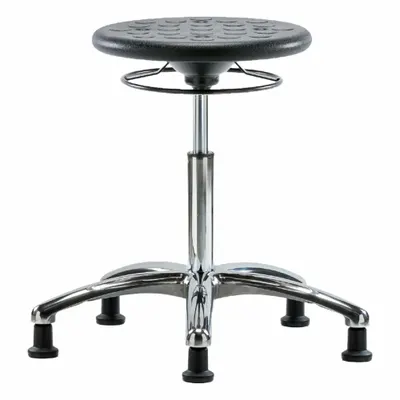 OEM Stool: Polyurethane, Ht Range 19 1/4 in to 27 in, 13 in Seat Wd, 13 in Seat Dp - Polyurethane Lab Stools