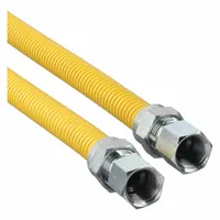 Gas Connector: 1/2 in Hose Inside Dia., 4 ft Hose Lg, 106,000 BTU Capacity, Yellow, FNPT x FNPT (MPN 30C-4242-48)