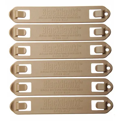 BLACKHAWK Speed Clips Tan/Carbon-Fiber 38C506 - Molle Adapters