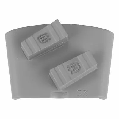 HUSQVARNA Grinding Tool: Soft, 30 Grit, Gray, 2 Segments, Concrete - Grinding & Surface Preparation Tools