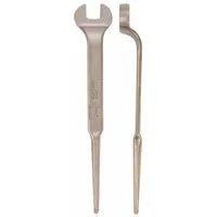 AMPCO Spud Wrench: Aluminum Bronze, Natural, 30 mm Head Size, 1 1/8 in Offset, 11/16 in Head Thick (MPN W-2230)