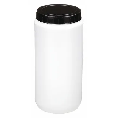 DYNALON Laboratory Jar: HDPE, Polypropylene, 67.6 fl oz, 111 mm Body Dia, 235 mm Ht - HDPE Lab Jars