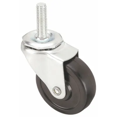 OEM Stem Caster: 2 in Wheel Dia - NSF-Listed Sanitary Threaded Stem Casters