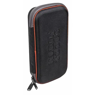 KLEIN TOOLS Tool Case: 5 1/2 in W 10 1/4 in D 2 1/4 in H, Polyester, Black/Gray/Orange - Polyester Tool Cases