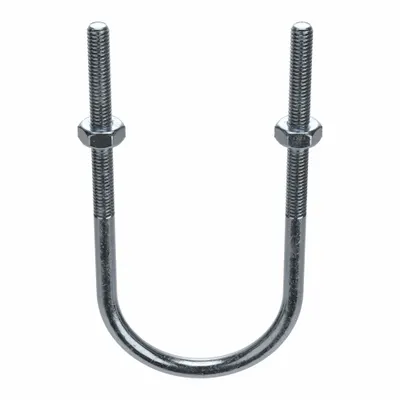 Standard U-Bolt: 5/16"-18 Thread Size, For Pipe Size 2 in, 5 5/8 in Inside Ht - Standard U-Bolts