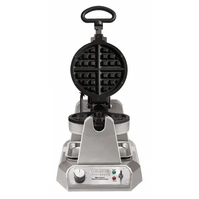 WARING COMMERCIAL Belgian Waffle Marker: 7 in Cooking Surface Wd - Waffle Makers