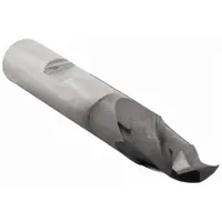 CLEVELAND Square End Mill: High Speed Steel, TiCN Coated, 2 Flute, 3/8" Mill Dia, 9/16" LOC (MPN C33818)