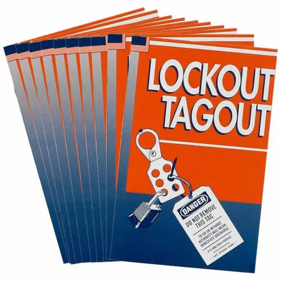 BRADY Reference Material: Lockout Tagout Handbook, 10 Users Supported - Lockout Tagout Safety Training