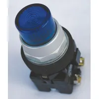 EATON Pilot Light: 30 mm Panel Mounting Size, Blue, LED, 120 V AC/DC Max Volt Rating (Supply) (MPN HT8GTBF7)