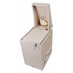 This plastic one-door trap captures a single bird at a time. Designed for indoor use, it is suited for controlling sparrows and starlings in commercial or industrial settings. The brown trap measures 12 1/2 inches in height.