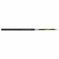 CHAINFLEX Control Cable: 16 AWG Conductor Size, 4 Conductors, PVC, Order by the Foot, Black (MPN CF160-UL-15-04)