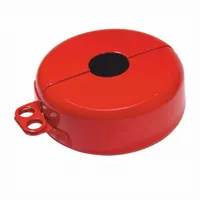 ZING Gate Valve Lockout, Steel: Hinged, For 2 1/2 in Max Hand Wheel Dia, For 1 in Min Hand Wheel Dia (MPN 7807)