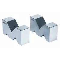 INSIZE V-Block Set: V-Block Set, Pr V-Block, 2 in x 11/16 in x 7/8 in, ASME 0, Steel, Magnetic (MPN 6887-1)