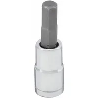 WESTWARD Socket Bit: 1/4 in Drive Size, Hex Tip, 5.5 mm Tip Size, 1 1/2 in Overall Lg, Fixed Insert