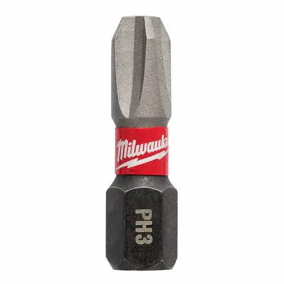 MILWAUKEE Insert Bit: Insert Bit, Imperial, PH3 Bit Industry Size, #3 Bit Size, Std - Insert Bits