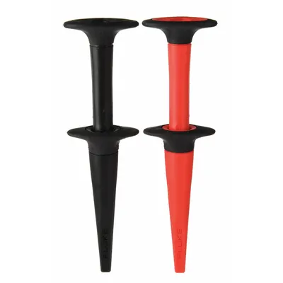 FLUKE AC280 Hook-Style Test Clip, Steel, Black/Red, 8 7/8 in - Test Clips