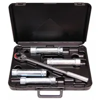 WHEELER-REX Socket Wrench Set: 1/2 in Drive, 5 Piece, 6-Point, SAE (MPN 963)
