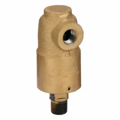 This straight, plain cast iron rotating joint features a single passage and a 1/4" threaded rotating shaft. It is equipped with a carbon graphite seal and supports a maximum speed of 700 rpm. Commonly used to transfer fluid or air from a stationary supply line into rotating machinery such as rolls in industrial processing.