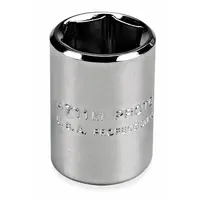PROTO Socket: Metric, 1/4 in Drive Size, 6 mm Socket Size, 6-Point, Std, Chrome, Not Tether Capable (MPN J4706M)