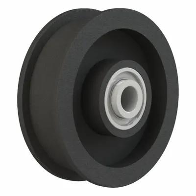BREWER MACHINE & GEAR Flat Belt Idler Pulley: 41/64 in Bore, 2.5 in OD - Flat Idler Pulleys without Flange