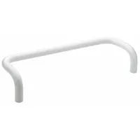 ELESA Pull Handle: Threaded Holes, Aluminum, White, M8 Screw Size, 0.79 in, 12.99 in Grip Lg (MPN RHM4-20.350.9002)