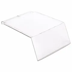 Clear plastic lid designed for use with QUANTUM STORAGE SYSTEMS model QUS239 hanging and stacking bins. Provides a transparent cover to protect contents while allowing visual identification in storage and material handling applications.