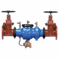 WILKINS Reduced Pressure Zone Backflow Preventer: 375A, Std Configuration, Ductile Iron, Flange (MPN 212-375A)