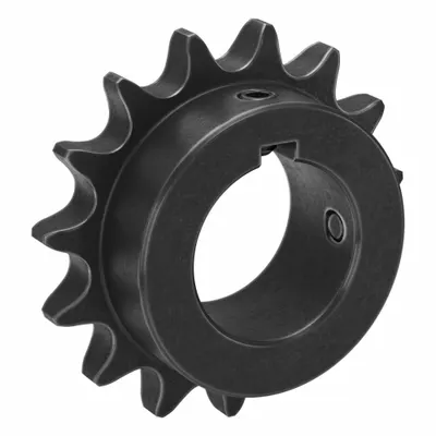 TSUBAKI Single Strand Sprocket: 60, For 3/4 in Chain Pitch, 1 3/4 in Bore Dia, 15 Teeth - Size 60 Fixed-Bore Roller Chain Sprockets