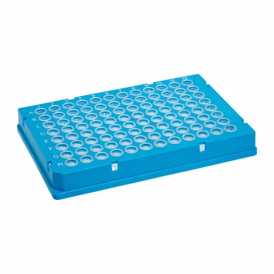 MTC BIO Well Plate: Non-Sterile, 96 Wells, 0.15 mL, 5.46 mm Dia, RNase/DNase Free - PCR Plates
