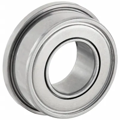 EZO Miniature Ball Bearing: 188, 1/4 in Bore, 0.547 in Flange Dia, Dbl Shield - Corrosion-Resistant High-Clearance Ball Bearings
