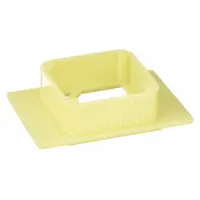 APPROVED VENDOR Tissue Embedding Ring: Yellow, ABS, 1 5/8 in Overall Lg, 1 1/8 in Overall Wd