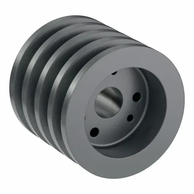 OEM V-Belt Pulley: 3V265 - Bushed-Bore Cast-Iron Wedge V-Belt Pulleys