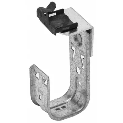 B-LINE BY EATON J-Hook: Hammer-On with Locking Latch, 2 in Max. Bundle Dia. - Beam Mount J-Hooks