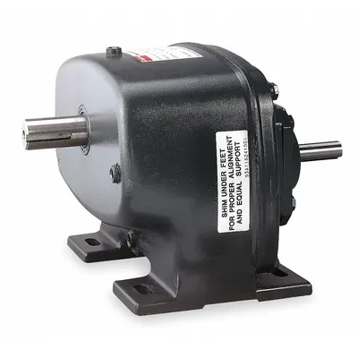 Dayton Speed Reducer: 87:1, 20 RPM, 0.75 hp Input Max, 998 in-lb Output Max - Indirect-Drive Parallel Speed Reducers