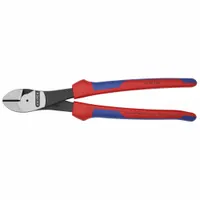 Diagonal Cutting Plier: Std, Straight, Oval, 1 1/4 in Jaw Lg, 1 1/4 in Jaw Wd, 10 in Overall Lg (MPN 74 02 250)