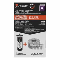 PASLODE CSF Fuel + Nail Pack: Cordless CSF Siding and Fencing Nailer Compatible, CE20024 (MPN 650973)
