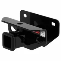 This CURT Class III trailer hitch is designed for the Ram 1500, with a 6,000 lb gross trailer weight capacity and 6,000 lb gross vehicle weight capacity. Constructed from powder-coated carbon steel, it requires no drilling for installation. Suitable for towing trailers, boats, and campers